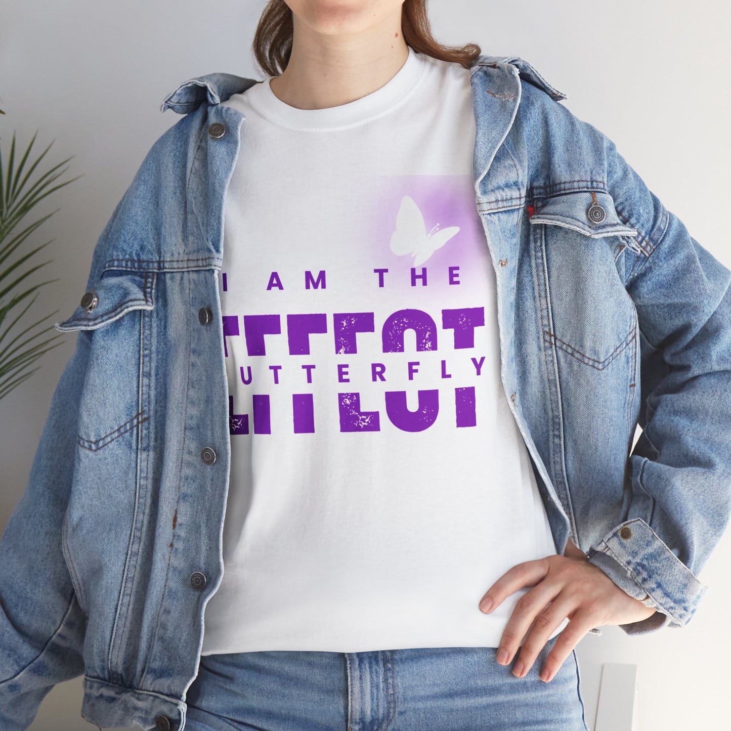 I AM THE BUTTERFLY EFFECT TEE- PW