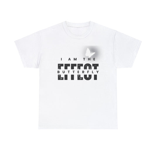 I AM THE BUTTERFLY EFFECT TEE -BW